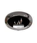 LE FEU WALL CHROMED SILVER seinale kinnitatav biokamin