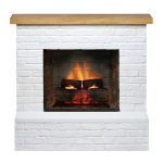 TAGU ROLF PowerFlame 2 BRICK WHITE elektrikamin