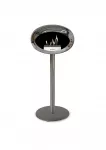 LE FEU CHROMED SILVER GROUND STEEL HIGH 60 eraldiseisev biokamin