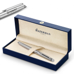 Waterman H&eacute;misph&egrave;re Steel CT graveeringuga t&auml;itesulepea