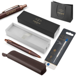 Parker IM Professionals Monochrome Burgundy pastapliiats + kott ja varuosakott &ndash; kingitus &otilde;petajale