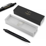 Parker IM Achromatic Black Pastapliiats graveeringuga