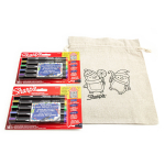 Sharpie akr&uuml;&uuml;lmarker 10-st komplektis koos v&auml;rvipakiga