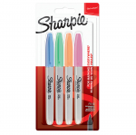 Marker Sharpie Fine Permanent Pastel 4 lk blister - 2065402