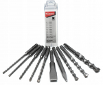 SDS-PLUS tikkude ja puurimispiirete komplekt 10tk. Makita D-46361