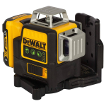 Roheline ristlaser 12 V XR 3x360 1x2 Ah DeWalt