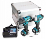 MAKITA CLX224X COMBO akut&ouml;&ouml;riistade komplekt DF333D 30Nm puur-/vahetusmasinad + TD110D l&ouml;&ouml;kpuksiir