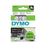 DYMO D1 lint 9mm x 7m / must valgel (40913 / S0720680)