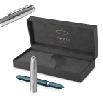 Parker 51 Teal Blue CT (F) t&auml;itesulepliiats - 2123506 koos graveeringuga