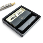 Parker IM Brushed Metal GT graveeringuga pastapliiats - 1931670 / karbi / kinkekomplekt