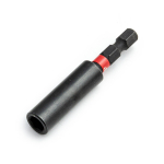 Kuuskant 1/4 Shockwave magnetiline biti hoidik, 60 mm (1 tk) Milwaukee 4932430478