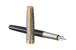 T&auml;itepliiats Parker Sonnet Premium Metal & Black GT (F) 18 &ndash; 2119784
