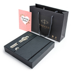 Parker IM Champagne t&auml;iteT&auml;itepliiatsd karbis m&auml;rkmiku ja kingikotiga emale