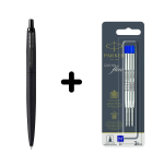 Parker Jotter XL Must BT Pastapliiats + sinine (M) pliiatsi t&auml;idis 3 tk.