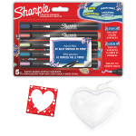 Loomingulised akr&uuml;&uuml;lmarkerid Sharpie maatoonid (kooniline ots) 5 tk <p>/ Magnet / S&uuml;damekujuline maalimiseks / Valentini p&auml;ev