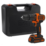Black Decker BDCHD18K-QW l&ouml;&ouml;kpuurpinkide/driveri aku, laadija ja kandekotiga