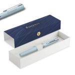 Waterman Allure Pastel Blue (F) T&auml;itepliiats graveeringuga