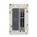 Parker komplekt: T&auml;itepliiats + Pastapliiats Sonnet Black GT - 2093371