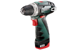 PowerMaxx BS + 2x2Ah 12V Metabo puur/kruvikeeraja 600984000