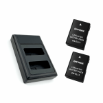 2x Nikon EN-EL14 aku 1200 mAh + kahekordne laadija