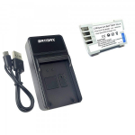 Aku Olympus PS-BLM1 / PS-BLM5 1800 mAh + LED kiirlaadija