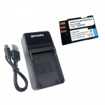 Aku Pentax D-Li90 1250 mAh + LED kiirlaadija