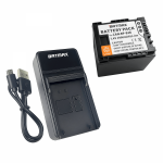 Aku Canon BP-828 3000 mAh + LED kiirlaadija