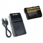 Nikon EN-EL15 aku 2280 mAh + LED kiirlaadija