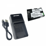 Canon LP-E6 aku 2000 mAh + LED kiirlaadija