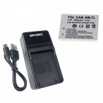 Canon NB-7L aku 1800 mAh + LED kiirlaadija