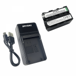 Sony NP-F750 PRO aku + LED 5200 mAh + LED kiirlaadija