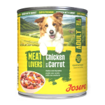 Josera Meat Lovers Menu Chicken with Carrot koerte konservid kana ja porgandiga, 800 g