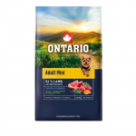 Kuiv koeratoit &ndash; Ontario Adult Mini, lambaliha ja pruuni riisiga, 0,75 kg