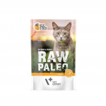 Raw Paleo Vet Expert Cat Sterilised m&auml;rgtoit steriliseeritud kassidele kalkuniga, 100 g