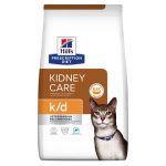 Hill's Prescription Diet Feline k/d Kidney Care Tuna kuivtoit neerufunktsiooni h&auml;iretega kassidele, 1,5 kg