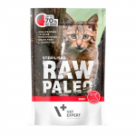 Raw Paleo Vet Expert Cat Sterilised m&auml;rgtoit steriliseeritud kassidele veiselihaga, 100 g