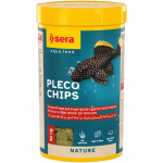 S&auml;gale m&otilde;eldud peentoit kr&otilde;psude kujul - Sera Pleco Chips 250 ml (92 g)