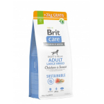 Brit Care Sustainable Adult Large Breed Chicken-Insect kuivtoit suurt t&otilde;ugu koertele, 12+2 kg