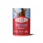 Carnilove Pate Turkey-Salmon begrūdis, m&auml;rg toit koertele, 400 g