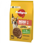 Pedigree Mini kuivtoit koertele linnuliha ja k&ouml;&ouml;giviljadega, 500 g