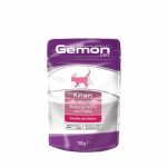 Gemon Wet Cat Pouches m&auml;rgtoit kassidele kanaga, 100 g