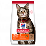 Hill's Science Plan Feline Adult Lamb kuivtoit kassidele optimaalse f&uuml;&uuml;silise vormi s&auml;ilitamiseks, 3 kg
