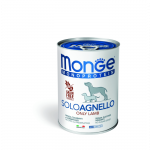 Monge Monoproteico Solo Wet Dog Pate m&auml;rgtoit koertele lambaga, 400 g