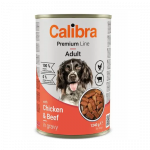 Calibra Dog Can Chicken - Beef m&auml;rgtoit koertele, 1,24 kg