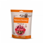 Nature&rsquo;s Variety Meat Chunks k&uuml;lmkuivatatud veiselihakuubikud koertele, 50 g
