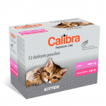 Calibra Pouch Premium Kitten Multipack m&auml;rgtoit kassidele, 12 x 100 g