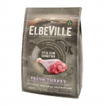 Kuiv koeratoit - ELBEVILLE Adult Mini Fresh Turkey Fit and Slim Condition 4 kg