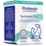 Protexin Synbiotic D-C prebiootikumid soolestiku tasakaalustamatuse loomulikuks lahenduseks koertel ja kassidel 200mg, 50 kapslit