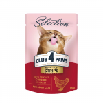 CLUB 4 PAWS Premium T&auml;isv&auml;&auml;rtuslik konserv t&auml;iskasvanud kassidele kanaga kastmes, 85 g