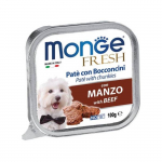 Monge Fresh Wet Dog Alu Pate - Chunkies m&auml;rgtoit koertele veiselihaga, 100 g